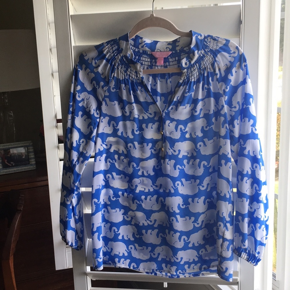 Lilly Pulitzer Elsa Silk Top